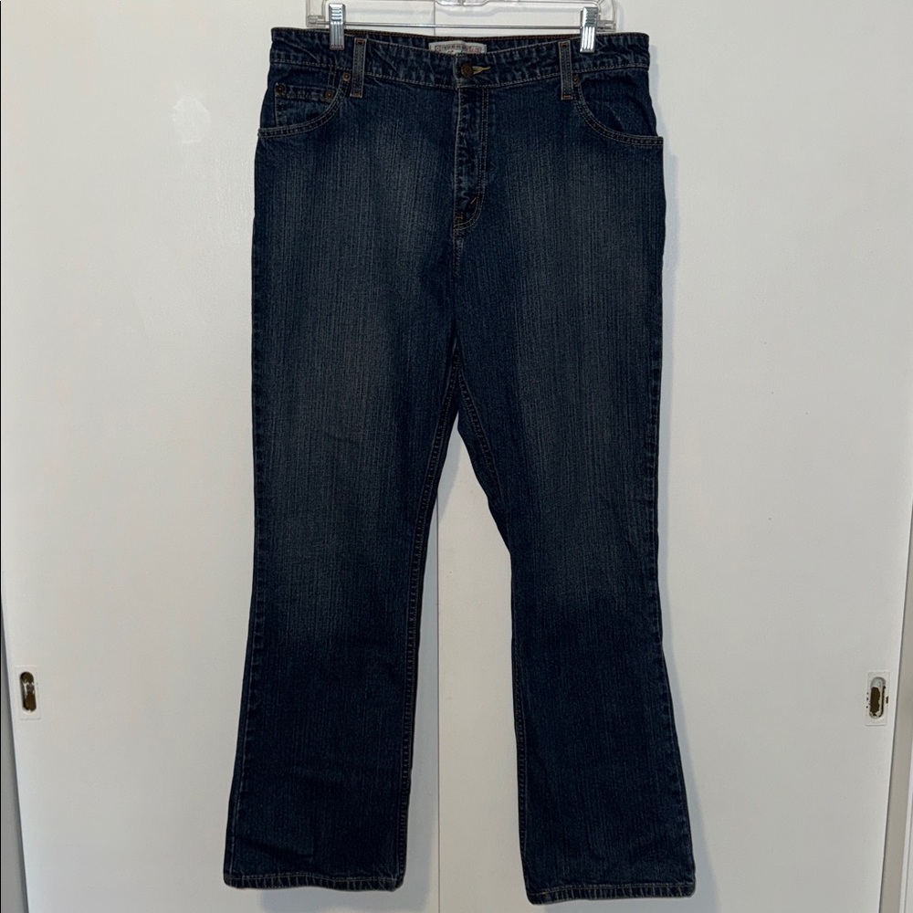 Levi's Mid-Rise Bootcut Jeans Stretch Denim Dark Wash Women’s 14